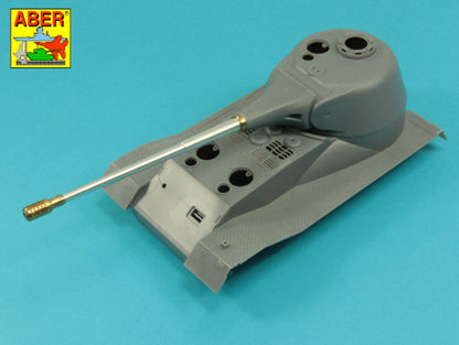 10,5cm KwK L/70 barrel with perforated muzzle brake for German Pz.Kpfw. VII Löwe or VK 7201(K)