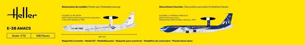 STARTER KIT E-3B Awacs - PremiumHobby