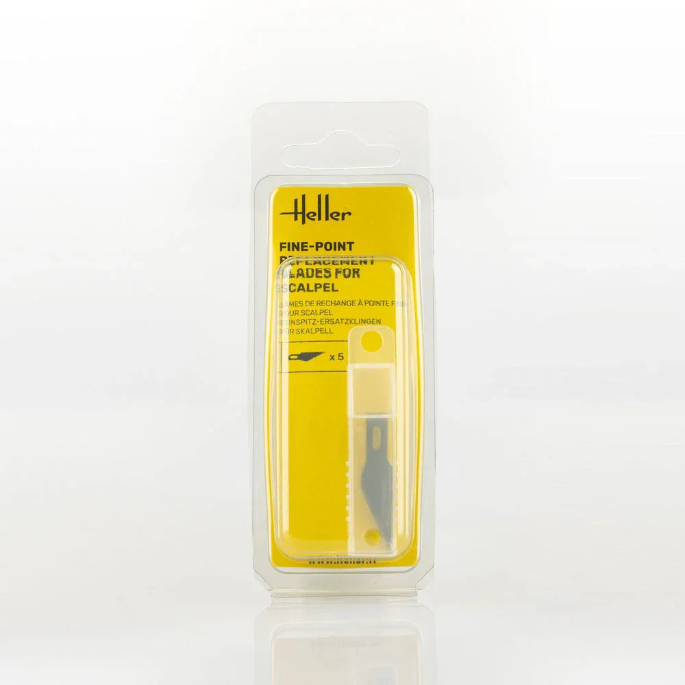 Fine-point replacement blades for scalpel (5 pieces) - PremiumHobby