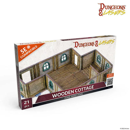 Dungeons & Lasers Expansion Set: WOODEN COTTAGE - PremiumHobby