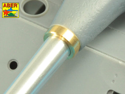 10,5cm KwK L/70 barrel with double baffle muzzle brake for German Pz.Kpfw. VII Löwe