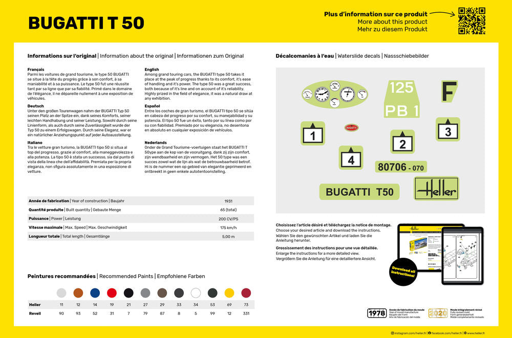STARTER KIT Bugatti T 50
