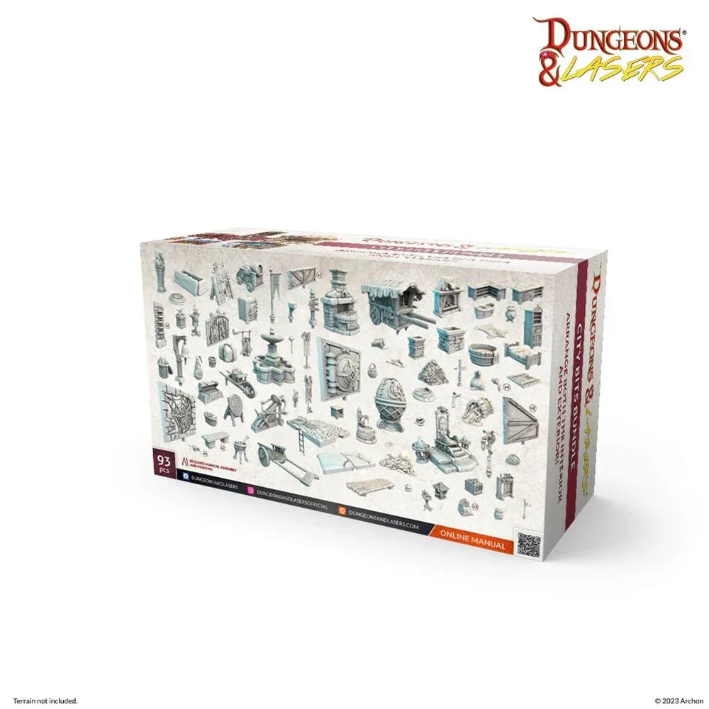 Dungeons & Lasers Expansion Set: CITY BITS BUNDLE - PremiumHobby