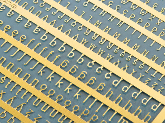 PE Letters: 1,5 - 2,0mm