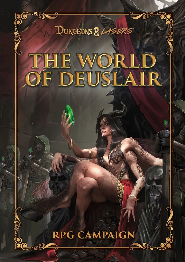 Dungeons & Lasers THE WORLD OF DEUSLAIR: RPG CAMPAIGN (hardcover) - PremiumHobby