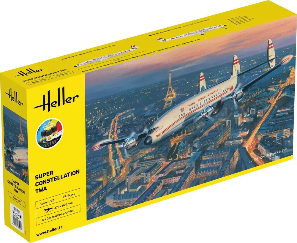 STARTER KIT Super Constellation TWA - PremiumHobby
