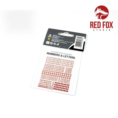 3D Resin Foundry Numeral & Letters for US AFV’s vol.01