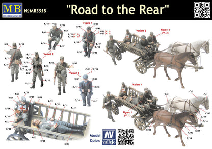 Road to the rear 5 figs + cart