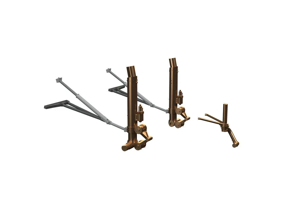 B-17F undercarriage legs BRONZE 1/48 - PremiumHobby