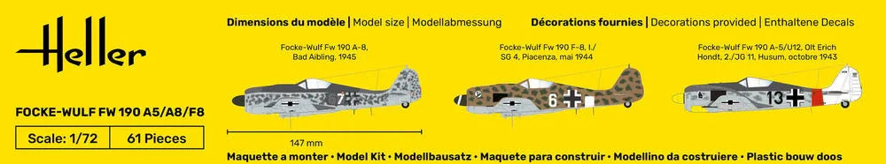 STARTER KIT FW 190 A5/A8/F8 - PremiumHobby