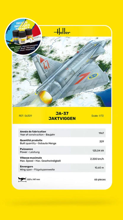 STARTER KIT Ja-37 Jaktviggen - PremiumHobby