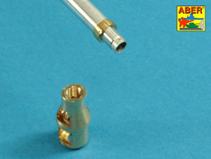 10,5cm KwK L/70 barrel with double baffle muzzle brake for German Pz.Kpfw. VII Löwe