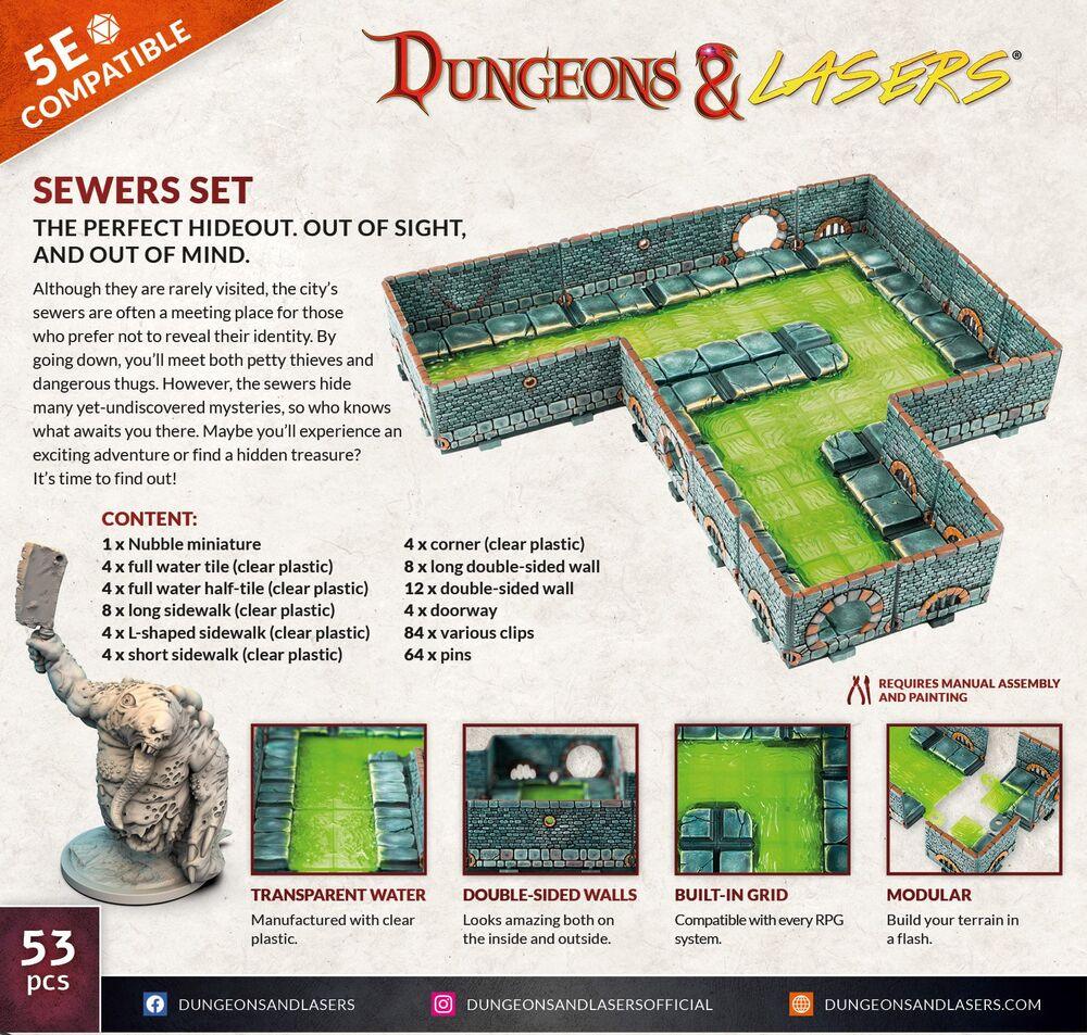 Dungeons & Lasers Starter Set: SEWERS - PremiumHobby