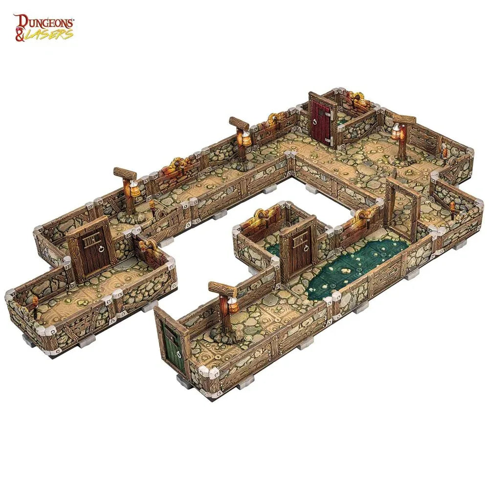 Dungeons & Lasers Dwarven Mine Half-Height Walls - PremiumHobby
