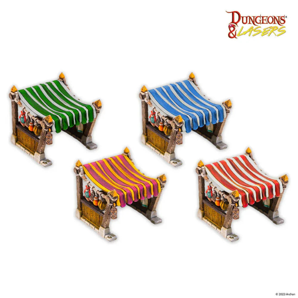 Dungeons & Lasers Expansion Set: MARKET STALLS SET - PremiumHobby