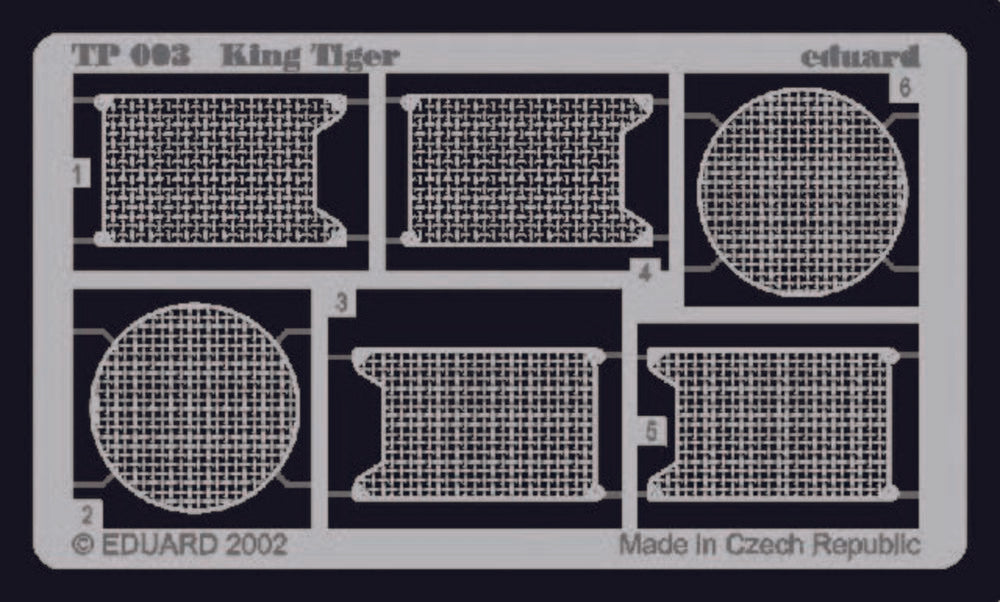 Fotoätzsatz für King Tiger von Tamiya