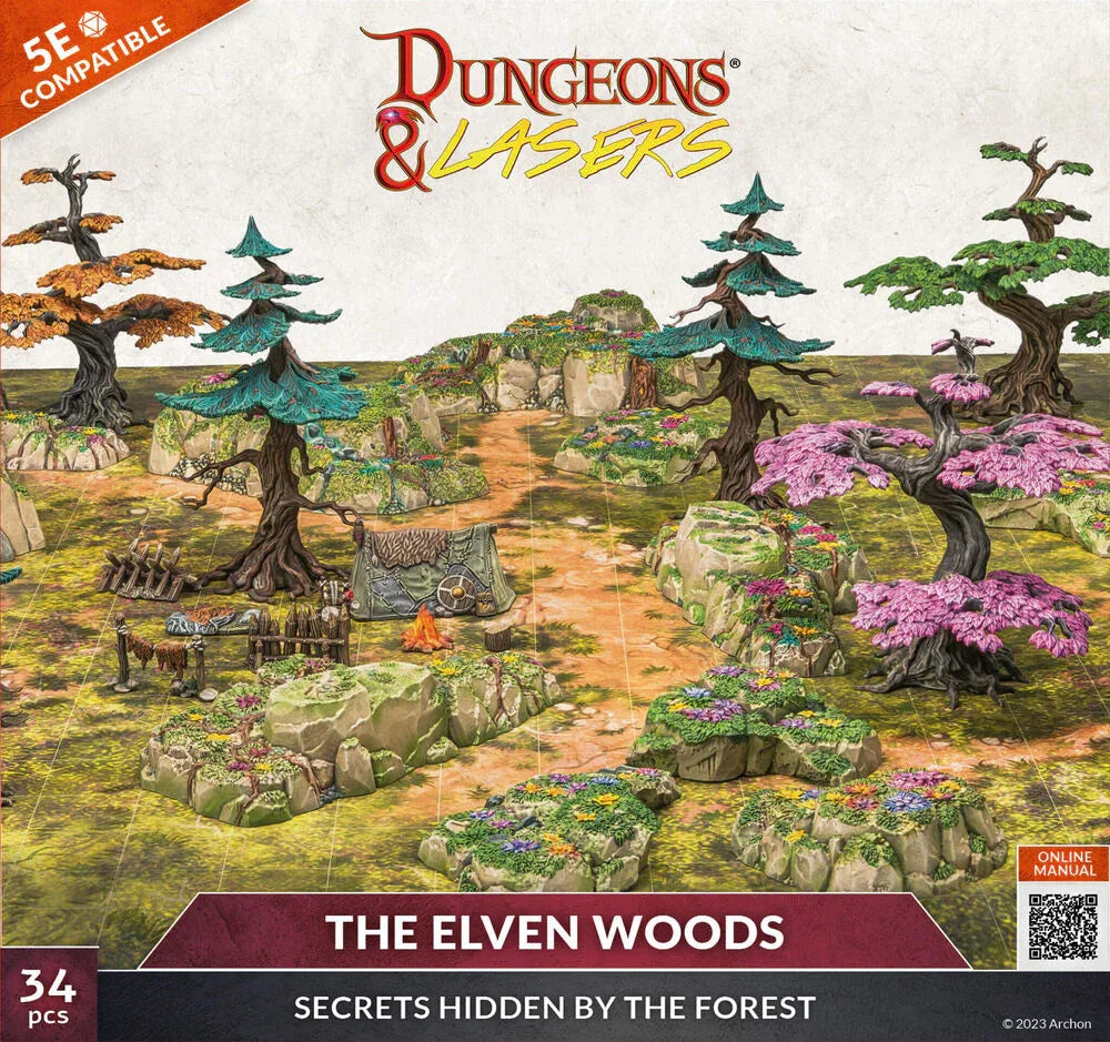 Dungeons & Lasers Starter Set: THE ELVEN WOODS - PremiumHobby