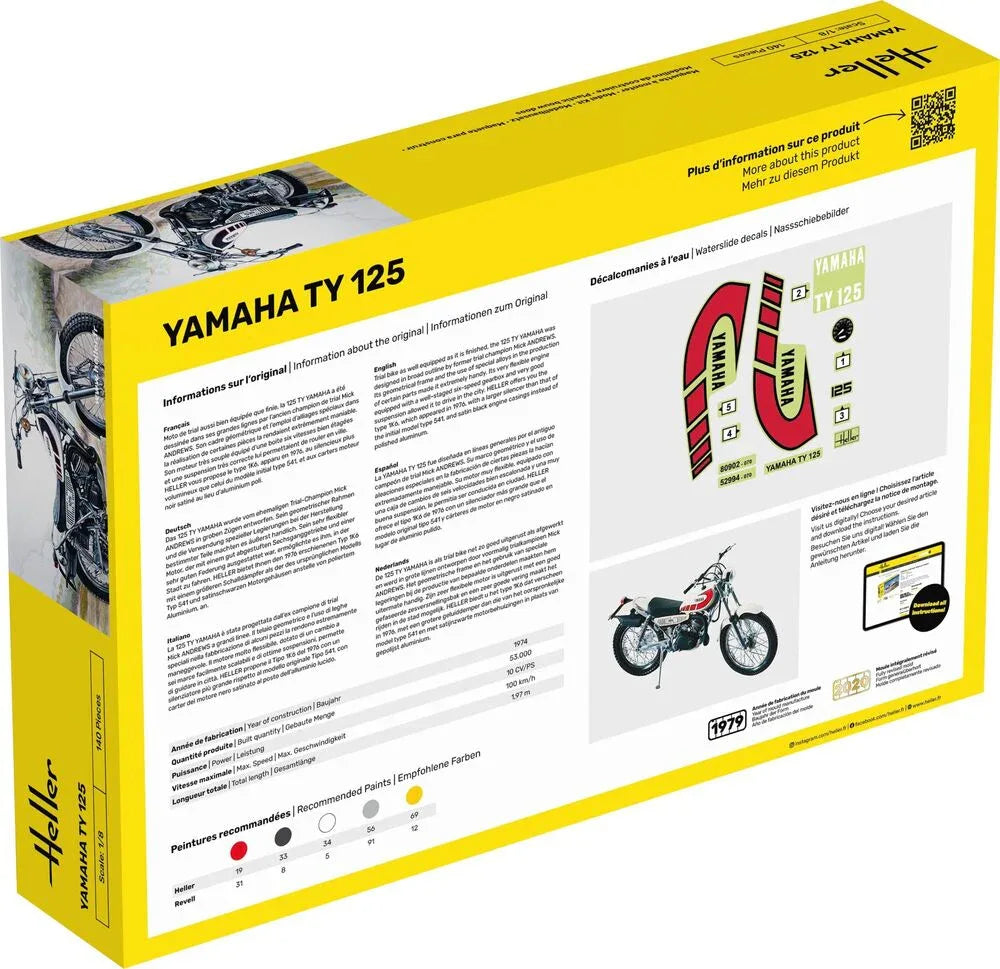 STARTER KIT Yamaha TY 125 - PremiumHobby
