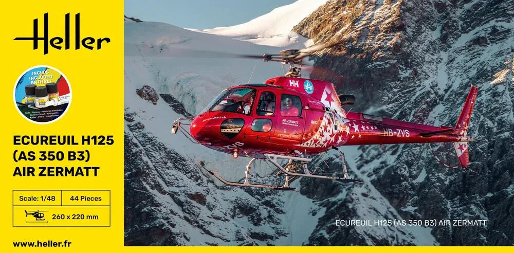 STARTER KIT Ecureuil H125 (AS 350 B3) Air Zermatt - PremiumHobby