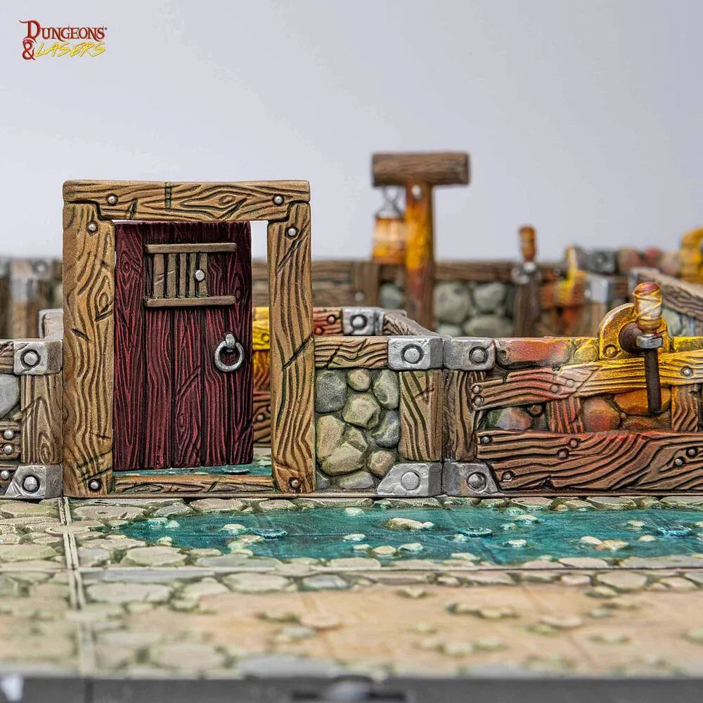 Dungeons & Lasers Dwarven Mine Half-Height Walls - PremiumHobby