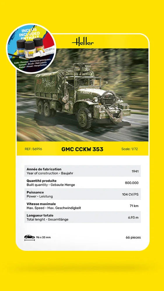 STARTER KIT GMC CCKW 353 - PremiumHobby