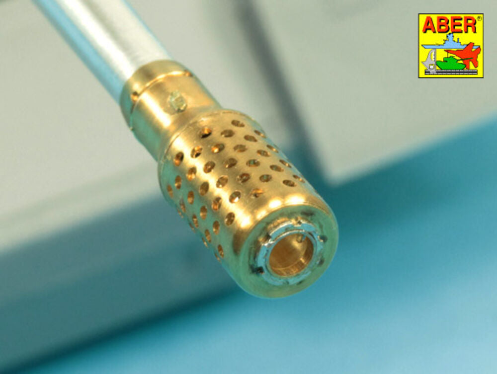 10,5cm KwK L/70 barrel with perforated muzzle brake for German Pz.Kpfw. VII Löwe or VK 7201(K)