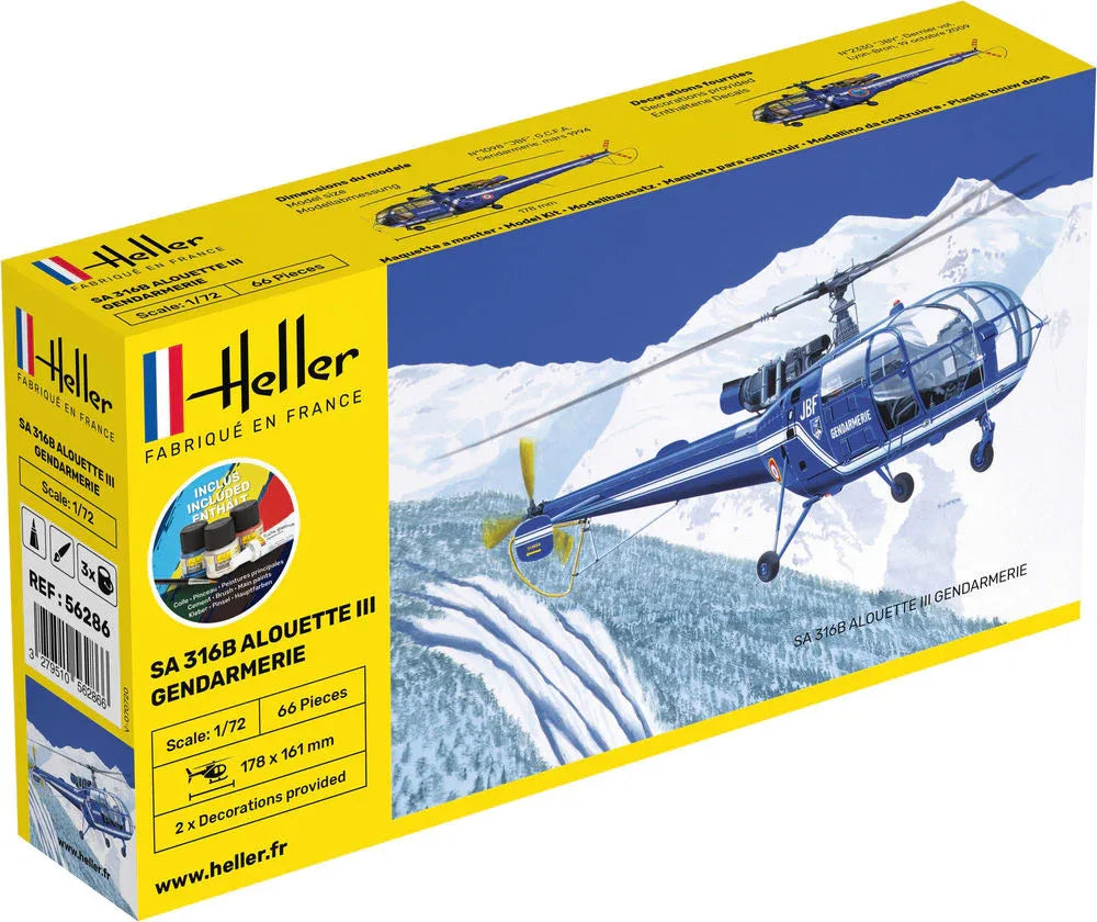 STARTER KIT SA 316 Alouette III Gendarmerie - PremiumHobby