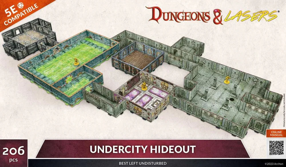 Dungeons & Lasers Starter Set: UNDERCITY HIDEOUT - PremiumHobby