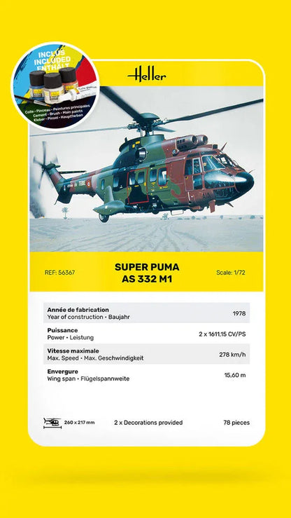 STARTER KIT Super Puma AS 332 M1 - PremiumHobby