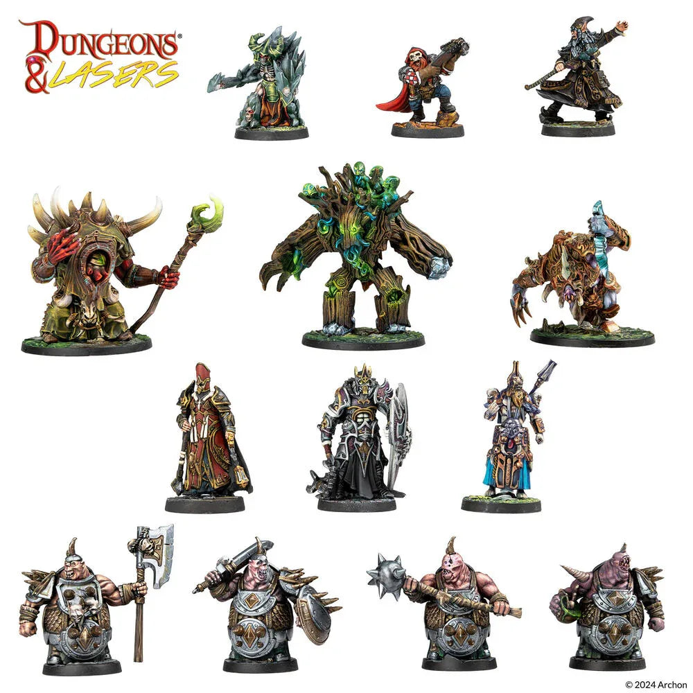 Dungeons & Lasers Miniatures: DEUSLAIR: CORE SET - PremiumHobby