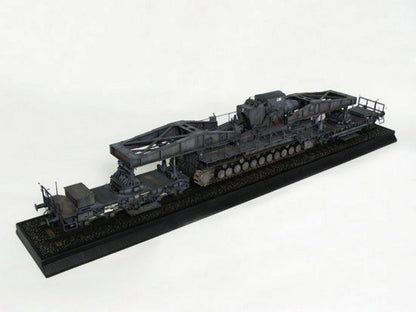 Mörser Karl Gerät 040/041 auf Eisenbahn-Transport-Trailer