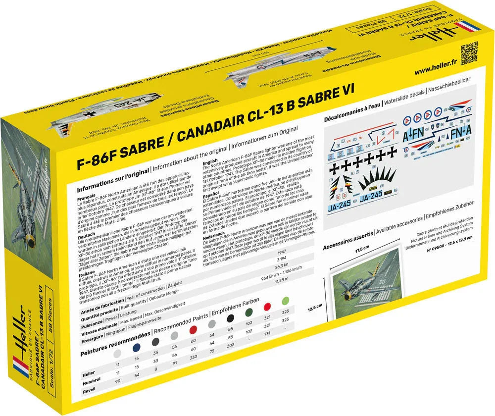 STARTER KIT F-86F Sabre / Canadair CL-13 B Sabre VI - PremiumHobby