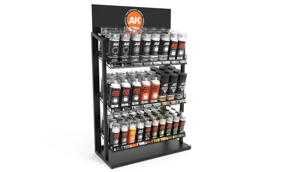 EXP MOD Table Sprays Display - PremiumHobby