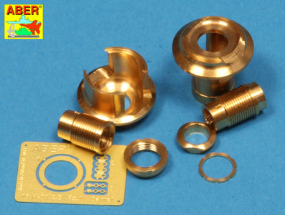 Final muzzle brake used on German 7,5cm barrel PzKpfw.IV, Ausf.H & J