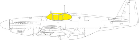 P-51B/C framed canopy TFace  EDUARD