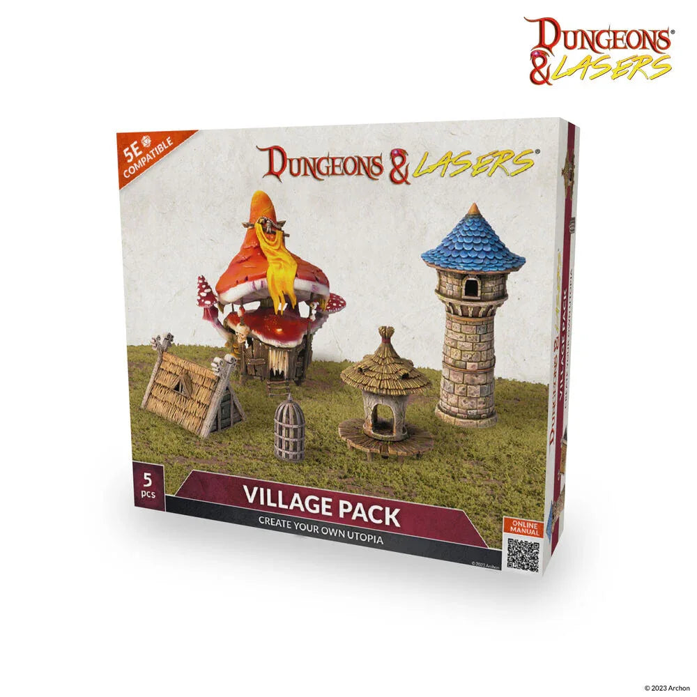 Dungeons & Lasers Expansion Set: VILLAGE PACK - PremiumHobby