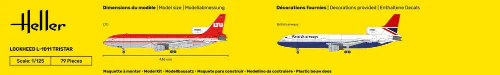 STARTER KIT Lockheed L-1011 Tristar - PremiumHobby