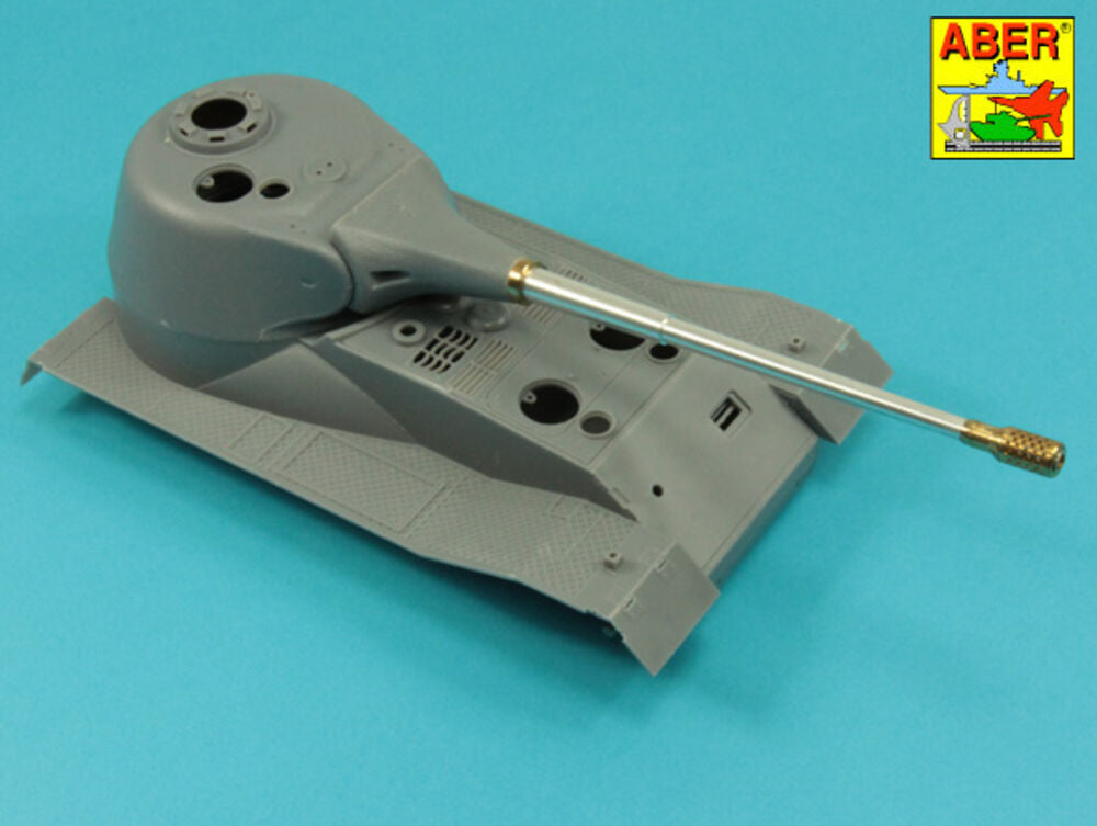 10,5cm KwK L/70 barrel with perforated muzzle brake for German Pz.Kpfw. VII Löwe or VK 7201(K)