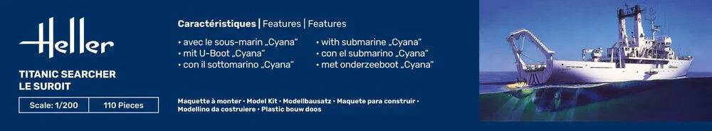 STARTER KIT Titanic Searcher "Le Suroit" - PremiumHobby