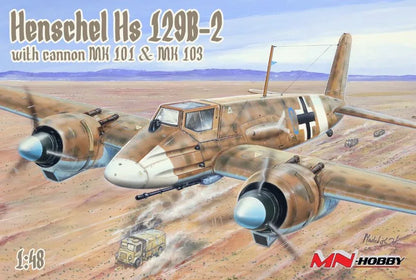 Henschel Hs- 129B-2 with cannon MK 101& MK103 - PremiumHobby