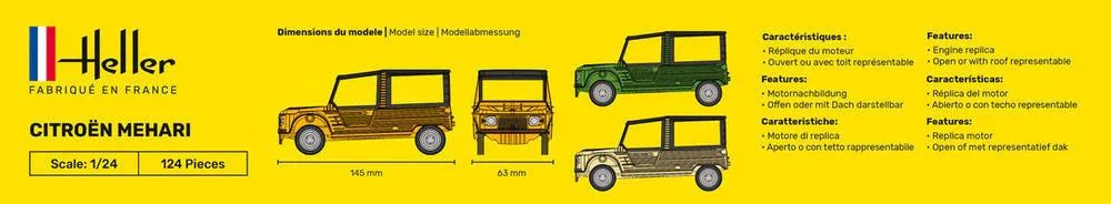 STARTER KIT Citroen Mehari - PremiumHobby
