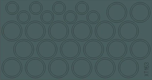 Crusader III wheel masks for Italeri