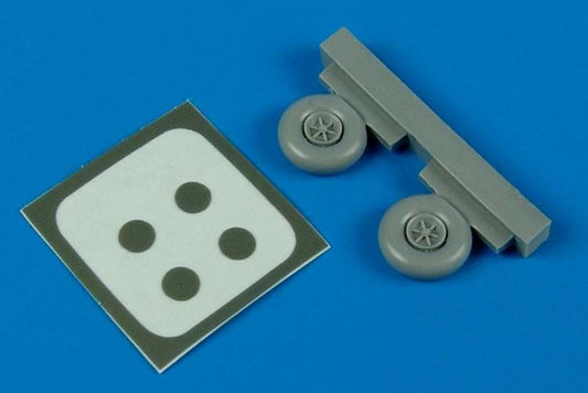 Morane Saulnier M.S.406 wheel & maks Für Hasegawa Bausatz