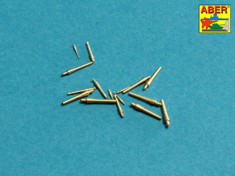 Set of barrels for Polish Destroyer Blyskawica; 102mm x 8; 40mm x 4; 20mm x 4