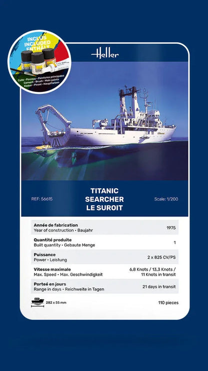 STARTER KIT Titanic Searcher "Le Suroit" - PremiumHobby