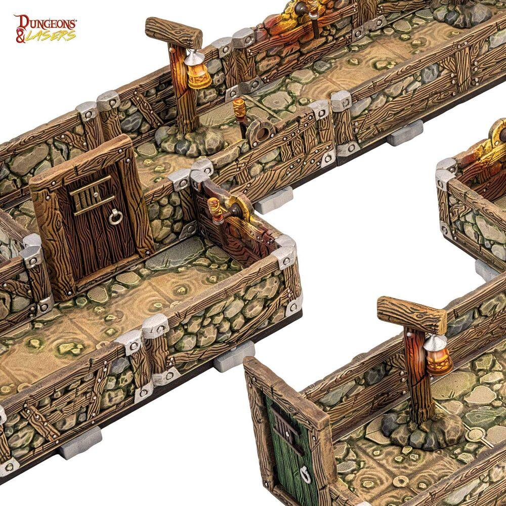 Dungeons & Lasers Dwarven Mine Half-Height Walls - PremiumHobby