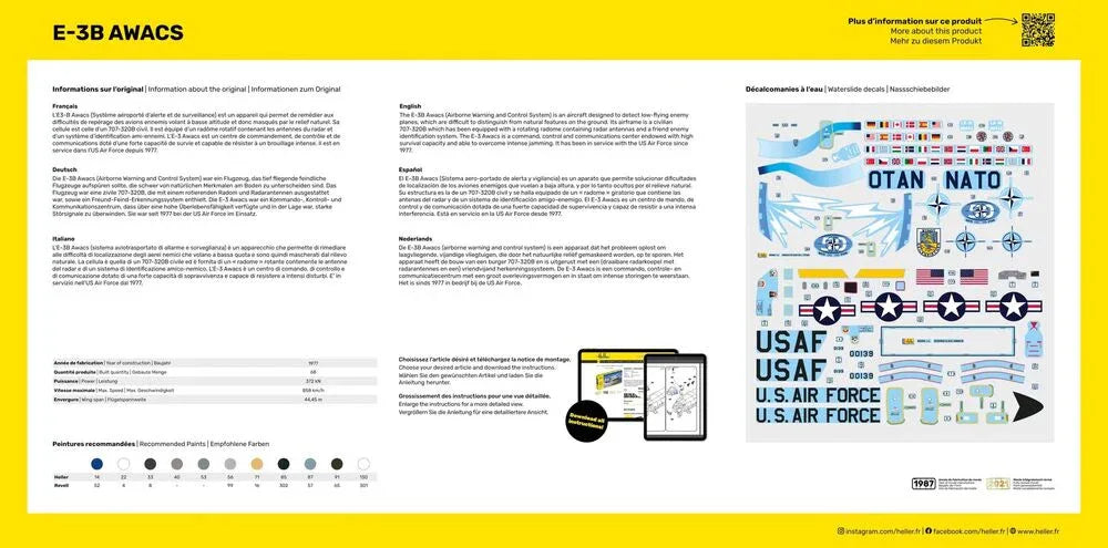 STARTER KIT E-3B Awacs - PremiumHobby