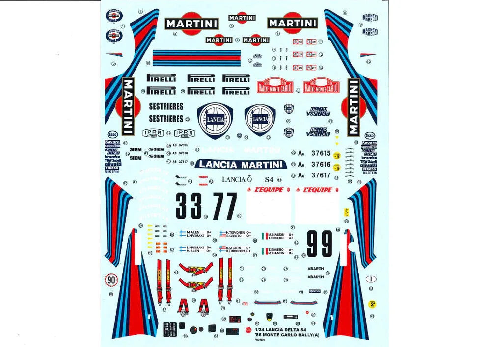 Lancia Delta S4 Martini '86 Monte Carlo - PremiumHobby