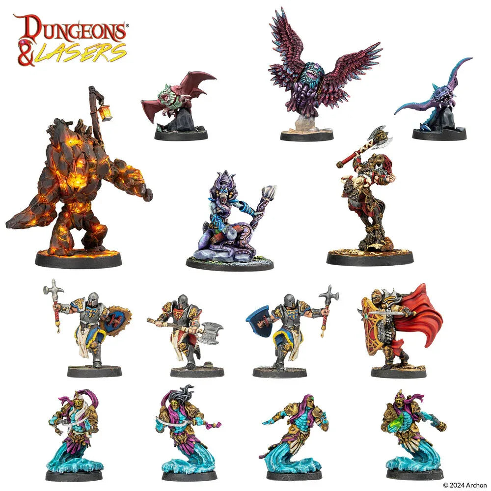 Dungeons & Lasers Miniatures: DEUSLAIR: CORE SET - PremiumHobby
