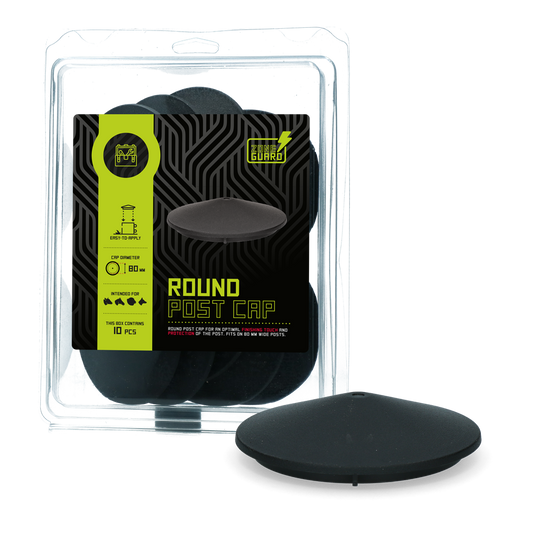 ZoneGuard Runde Pfostenkappe 80 mm